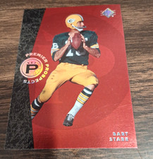 BART STARR 2008 SP ROOKIE EDITION FOOTBALL CARD #387 GREEN BAY PACKERS 1966 MVP. rookie card picture