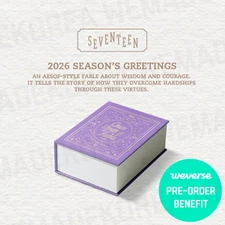 2nd Pre-order SEVENTEEN 2026 Season's Greetings & Weverse POB Official K-POP MD