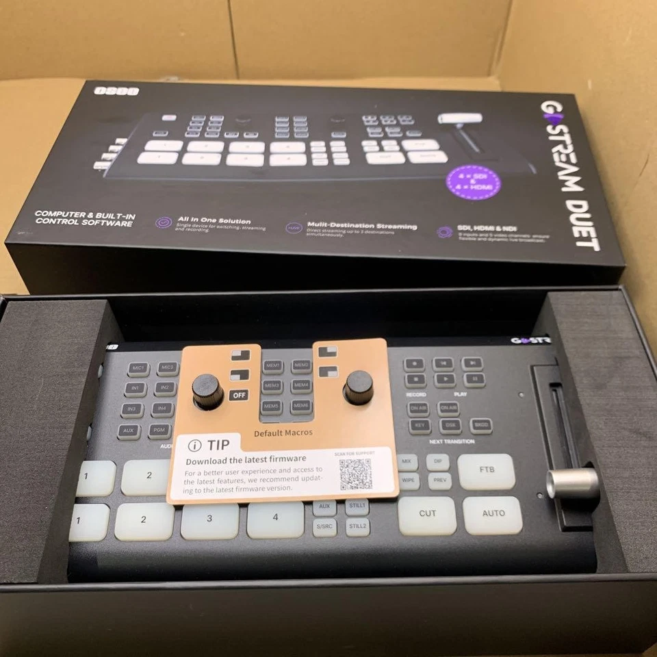 OSEE GoStream Duet 4-CH Multiple Camera Video Switcher SDI HDMI Recording Mixer - Image 4 of 4