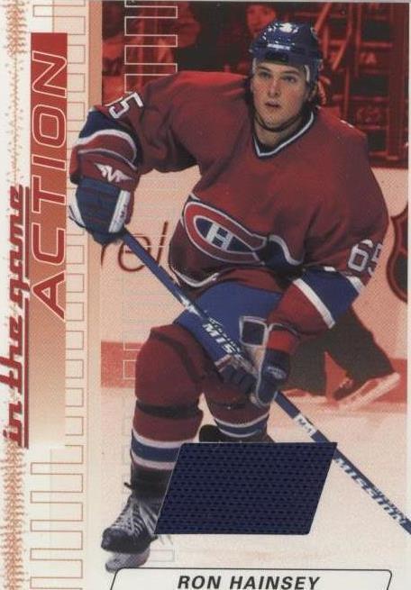 2003-04 In the Game Action - Ron Hainsey #M-28 - 1 of 1