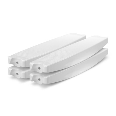 4er Set Ersatzstufe + Schrauben für Aufstellleiter 43mm Holm Kunststoff ASTRAL