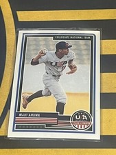 2023 Panini USA Baseball Stars & Stripes - #62 Maui Ahuna (RC)