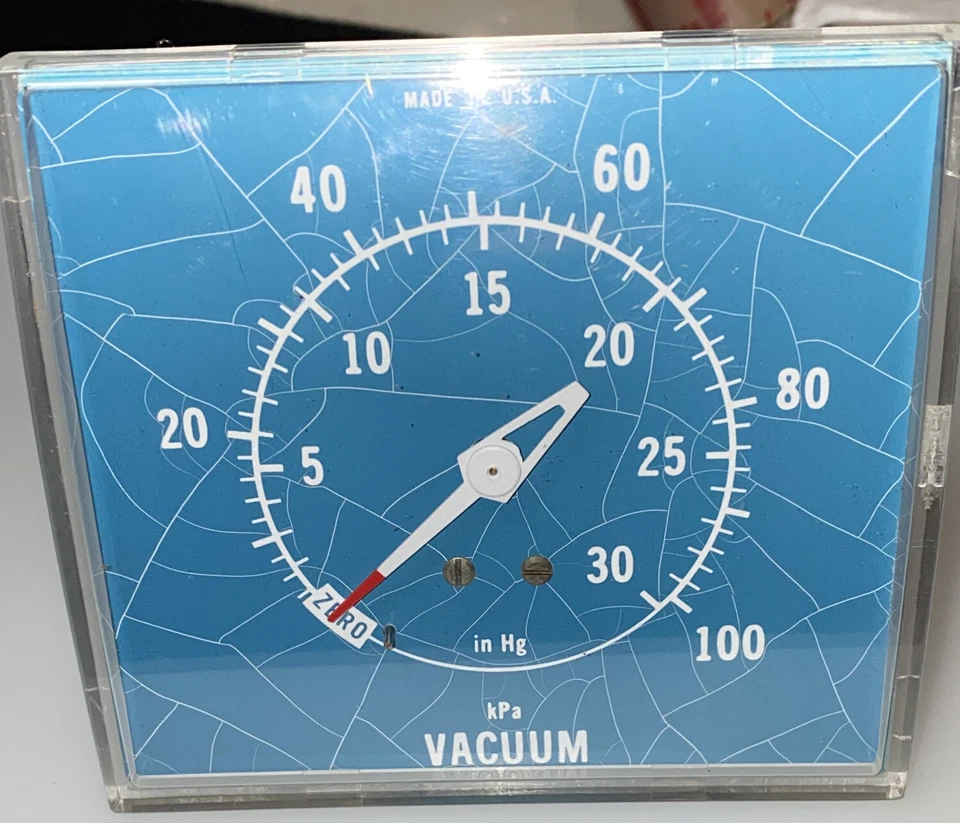 Vacuum Manifold US Gauge 131A137U01 USA Hg kPa - Image 2 of 4