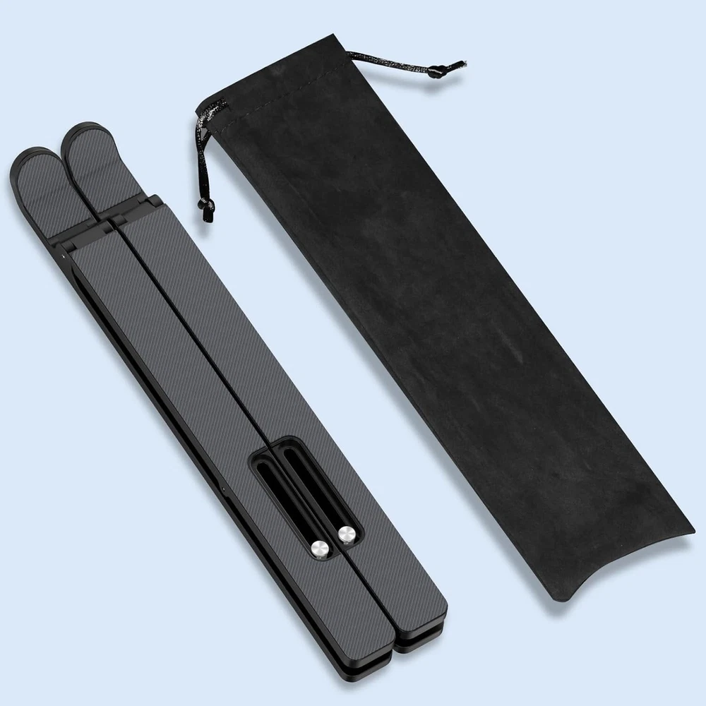 Adjustable Foldable ABS Silicone Laptop Stand for Desk – Portable Riser