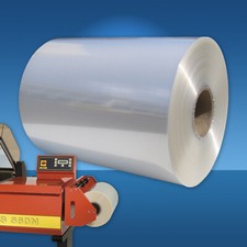 Halbschlauch Schrumpffolie 250 mm, 23,5 &micro;m, Folie f&uuml;r Verpackungsmaschinen 850 m
