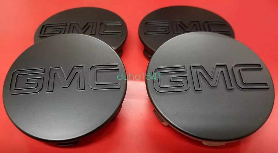 4PCS Set For Sierra Yukon Denali Brushed Wheel Center Hub RIMCaps 22837060 3.25" Foto 2 de 3