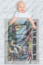 Where The Wild Things are Soft Fleece, Cozy Crib Throw 30"x40" Cover Art