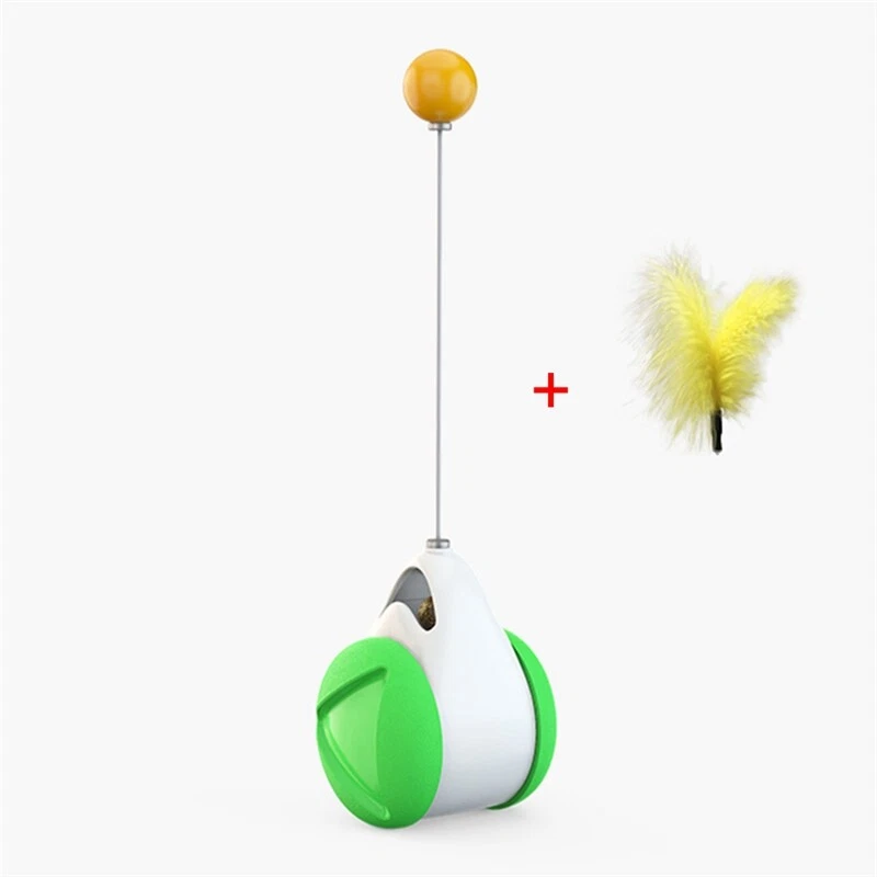 Interactive Cat Tumbler Swing Toy with Catnip – Fun Chasing Balance Car for Pets
