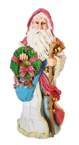 RZADKA PIĘKNA figurka Świętego Mikołaja o skandynawskim wyglądzie 12" autorstwa Jaimy Sculptures VTG - Zdjęcie 1 z 11