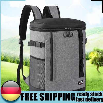 24L Cooler Backpack Large Capacity Multi-function Insulated Picnic Bag Leakproof