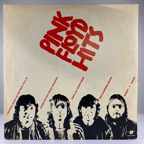 Pink Floyd Hits Brazil Lp Vinyl Rare Compilation Unique Cover CBS 1983 EX/VG