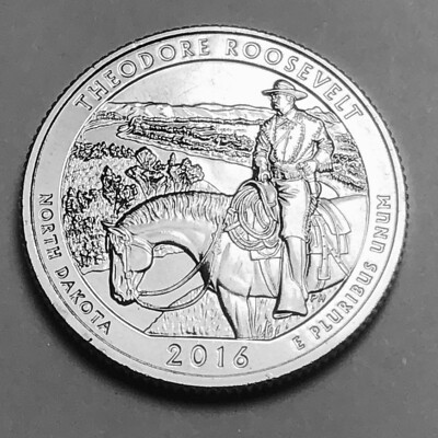2016 S North Dakota Theodore Roosevelt NP ATB series from mint roll FREE SHP