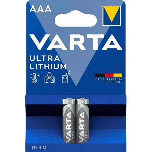 16 VARTA ULTRA LITHIUM AAA Batteries 6103 R3 FR10G445 1.5V - Image 3 of 4