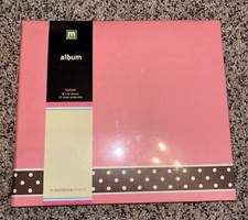 MAKING MEMORIES Scrapbook Party Fashion Pink 8x8 Album 10 Page Protectors New