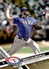 2017 Topps Update Gold #US242 Mike Hauschild RC 1959/2017 Texas Rangers