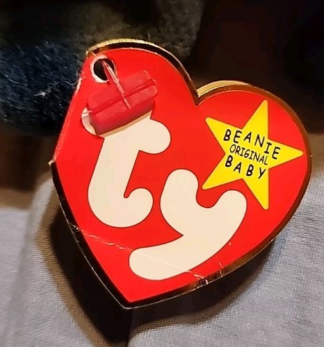 TY Beanie Baby Rainbow the Chameleon VERY RARE First Run Tag Errors Iggy Fabric! - Picture 3 of 5