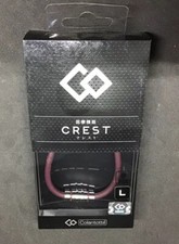 Colantotte Necklace Crest Purple L Size MAGNETIC THERAPY USA SELLER AUTHENTIC