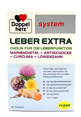 Doppelherz system LEBER EXTRA , 120 Kapseln ,PZN 19267266