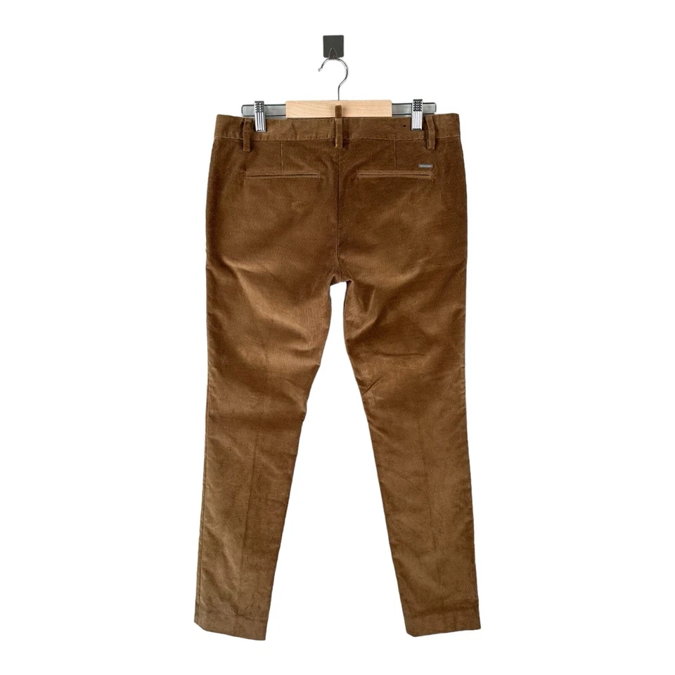 Women's DSQUARED 2 Corduroy Pants Trousers Brown Size 40 IT - Image 2 of 4