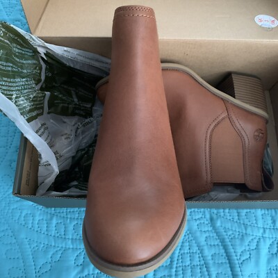 Woman s Timberland Brynlee Park Chelsea MD Brown Full Grain Size 7 M NEW IN BOX