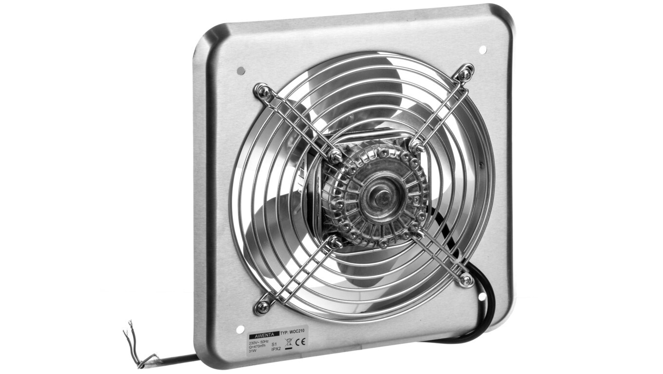 Axial fan fi 210 31W 470m3/h 230V IP42 metal E0007848W WOC210 /T2UK