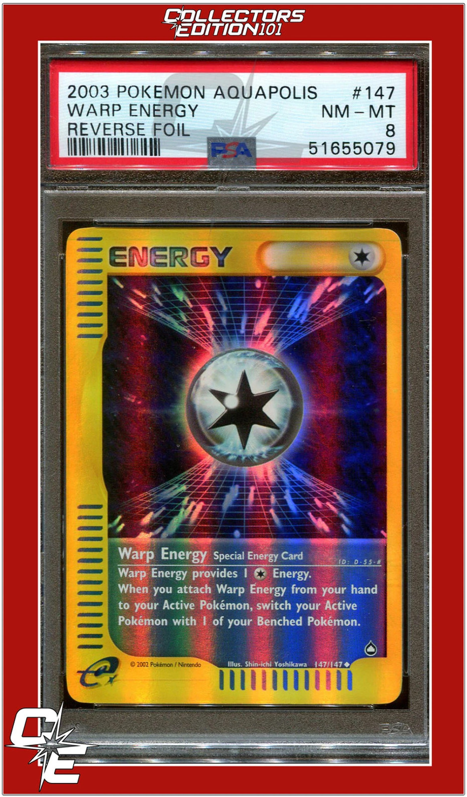 Aquapolis 147 Warp Energy Reverse Foil PSA 8