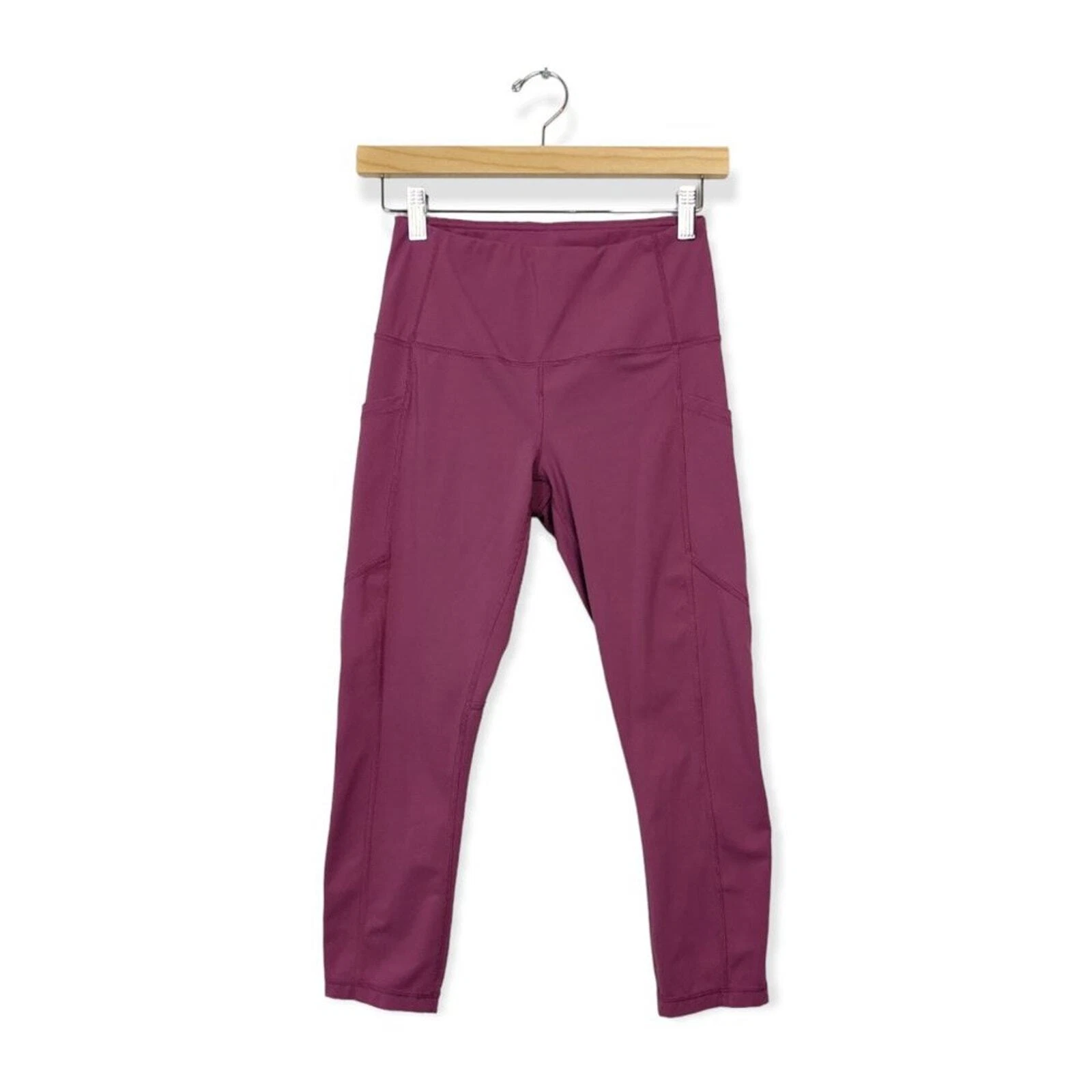 yogalicious lux dusty rose high rise athletic leggings
