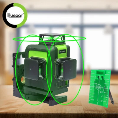 Self-Leveling Green Cross Line Laser Level 360 3D Horizontal and Vertical