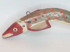 Vintage Fish Decoys Spearing fish Decoy, Lure folk art UNIQUE 7"