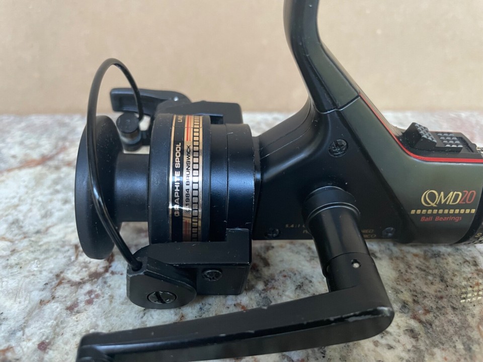 Moulinet à Lancer Vintage Quantum QMD20 - Zebco - Fabriqué Au Japon - Fonctionnel