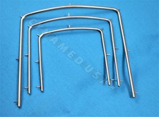 SET OF 3 Rubber Dam Frame 5" 4" 3" Endodontic Clamp Root Dental Instruments