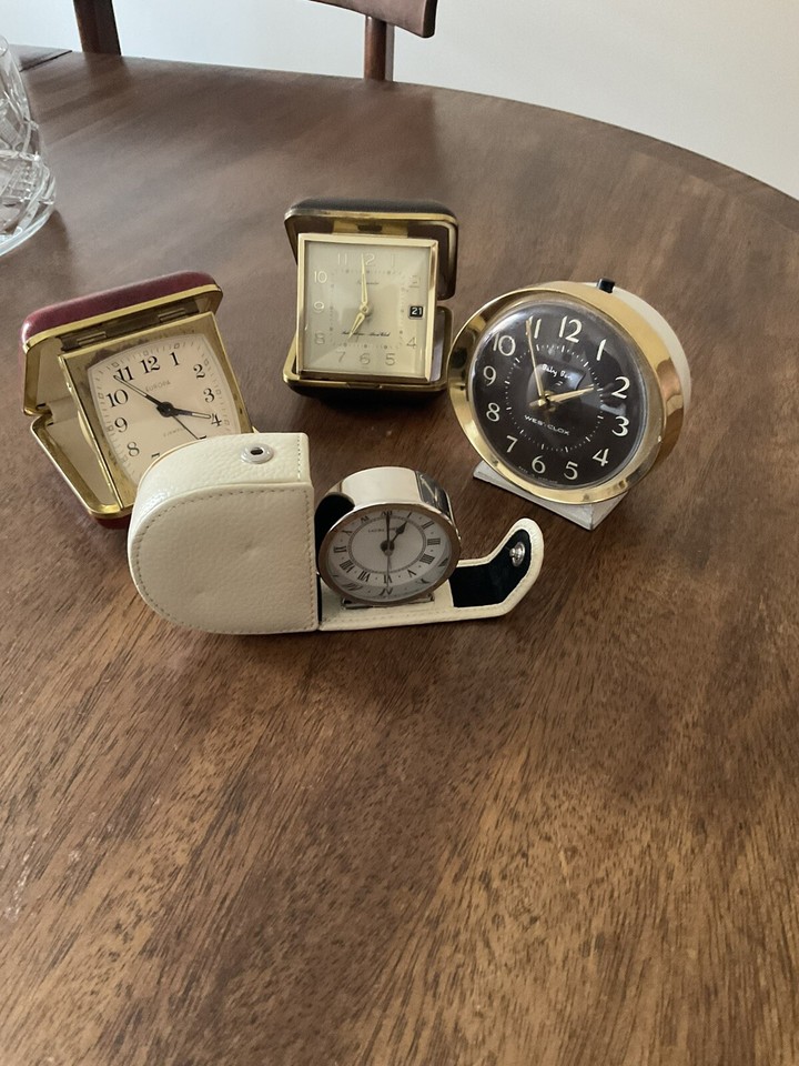 Vintage Travel Clocks eBay