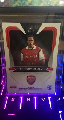 Thierry Henry Club Legends Signatures 2020-2021 Pink PRIZM 31/99 