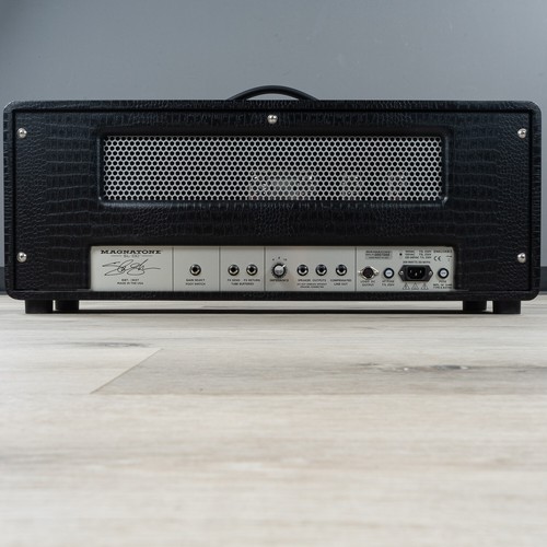 Mint Magnatone SL-100 Slash Signature 100-W Tube Gtr. Amp Head, Blackout Edition - Picture 2 of 5