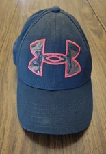 Women's Under Armour Pink Camo Black Cap Hat Size SM/MD