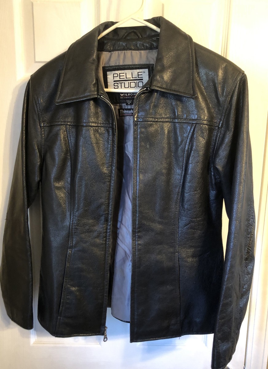 Lightly Worn Pelle Studio Wilsons Thinsulate Women's Heavy Lightly Worn Pelle Studio Wilsons Thinsulate Women's Heavy