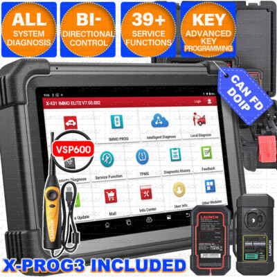 2026 Launch X431 IMMO Elite X-Prog3  key Programming Car Diagnostic Scanner