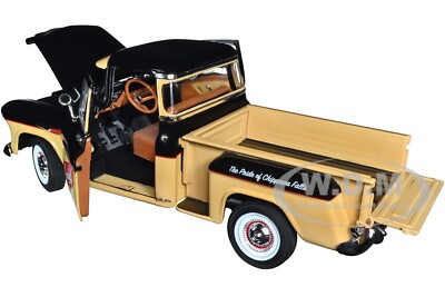 1957 CHEVROLET 3100 STEPSIDE PICKUP LEINENKUGLE'S 1/18 DIECAST