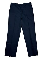 Red Kap Mens Navy Blue Work Uniform Chino Pants 44x30
