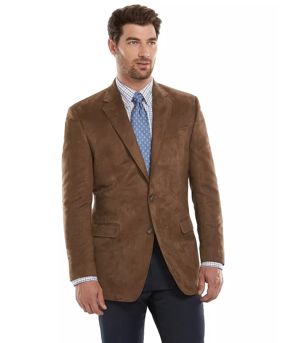 Mens suede sport coat sale