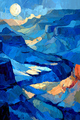 Grand Canyon United States 24x36 Giclée Art Print Ltd 1/25 Signed COA Romble V16