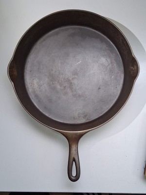 Wagner Ware #12 Sidney O Cast Iron Skillet Heat Ring Marked Almost No Spinning
