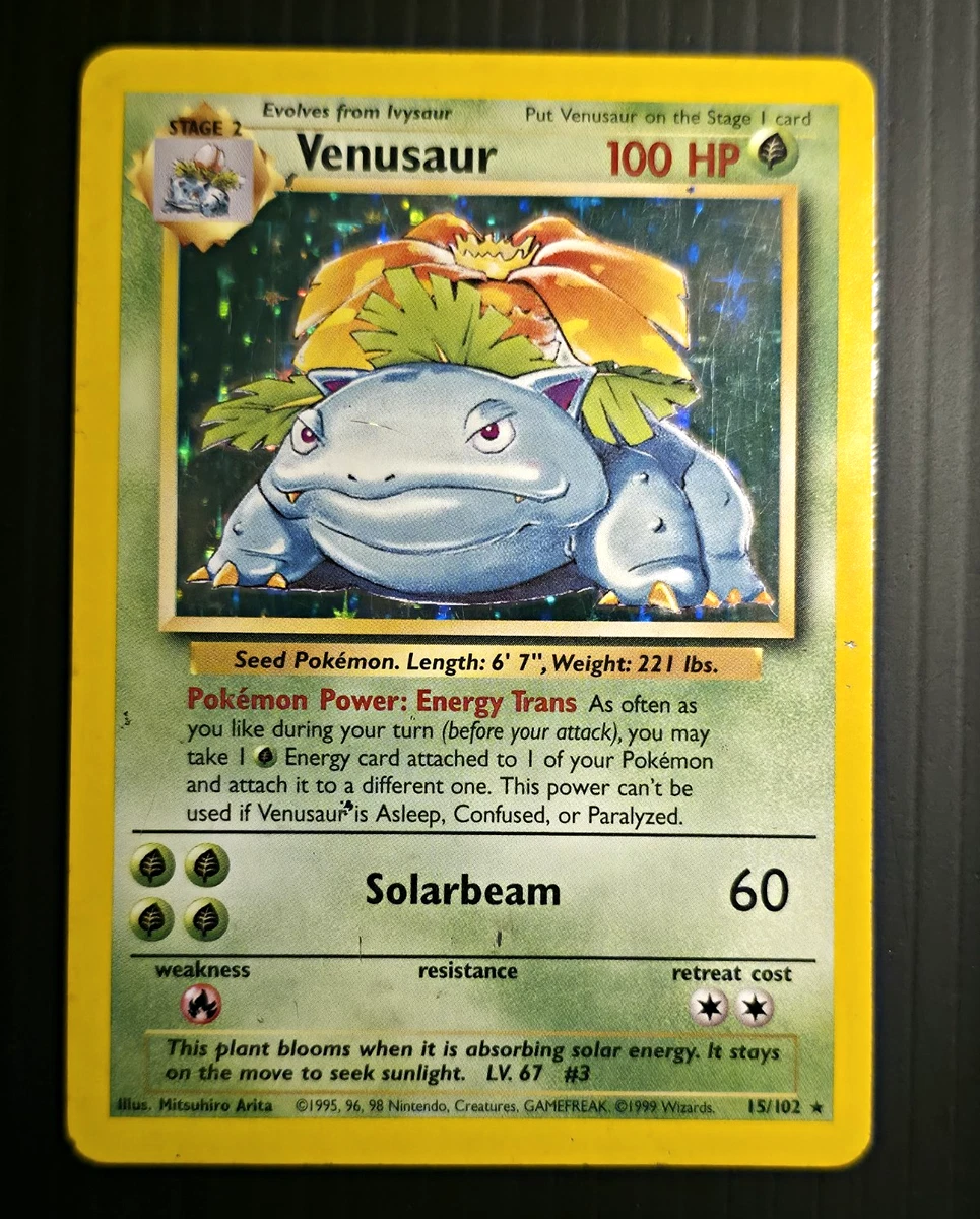 Venusaur Pokémon TCG Cards for sale | eBay
