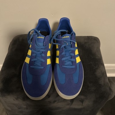 ADIDAS - SIZE: 9.5 - Barreda Decode Blue & Yellow Sportswear Sneakers
