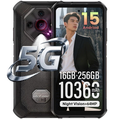 Ulefone Armor X16 Pro 5G Outdoor Handy 10360mAh 16GB+256GB Smartphone Ohne Vertr