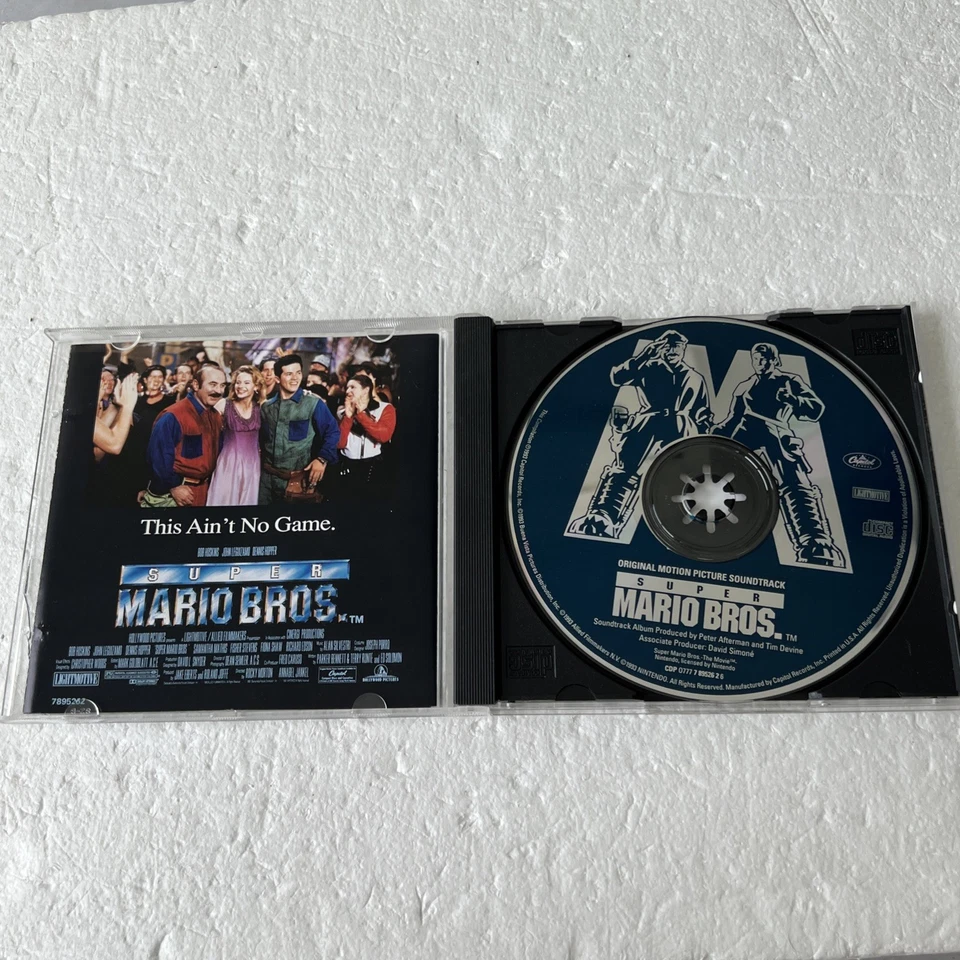 Super Mario Bros Cd Sound Soundtrack 90s Music Movie Merchandise Australian Edn - Image 3 of 4
