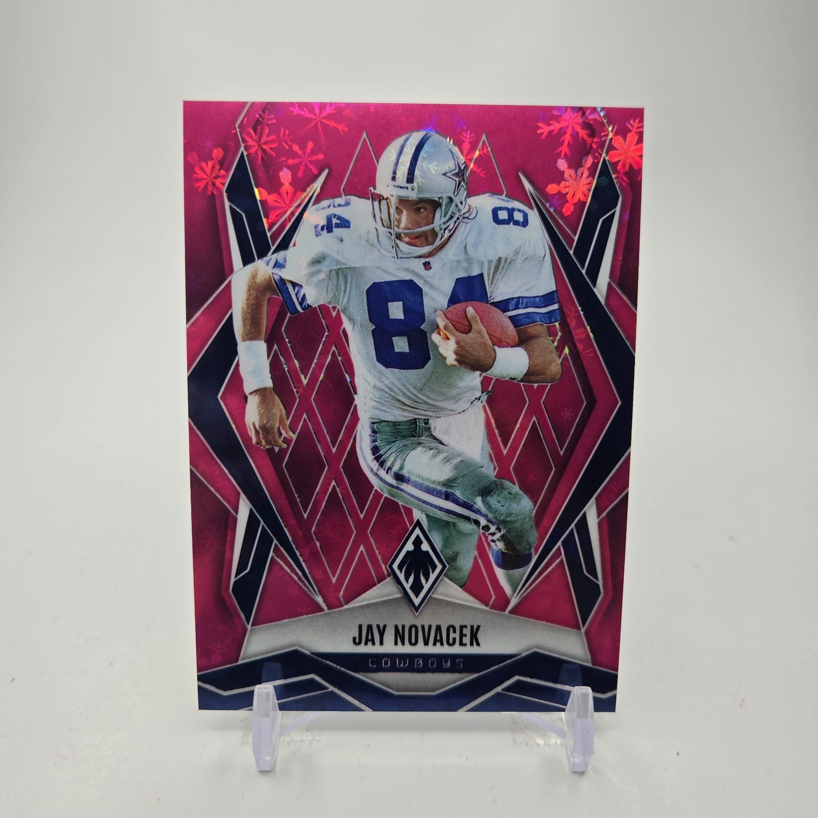 Jay Novacek 2025 Panini Phoenix #124 Pink Winter 15/299 Cowboys