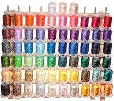 63 Brother Colors Embroidery Machine Thread Assorted