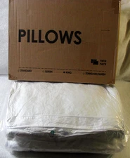 Pack of 2 Bed Pillows for Side & Back Sleepers Goose Down and Feather  King New