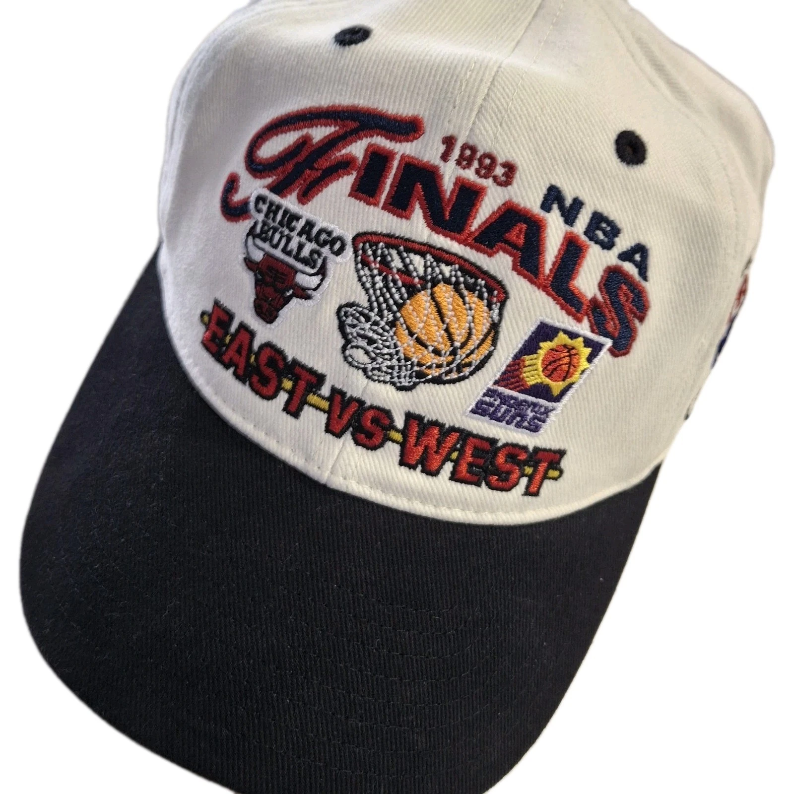 Mitchell & Ness 1993 NBA Finals Hat featuring the Chicago Bulls Vs Phoenix Suns